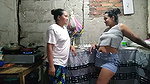 Michel woke up very horny today, and she starts seducing me to fuck her