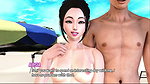 Max’s Life Cap 27 – Threesome on the beach with my friend and a blonde with big tits