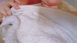 MASTURBATING THE FRESHLY SHAVED PUSSY WITHOUT HAIR BUT VERY WET
