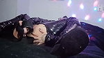Masturbating session with dildo and anal plug