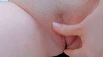 masturbating her pussy, releasing juices like a fountain