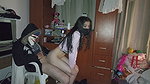 Masked man on Halloween fucks his best friend’s girlfriend, she lets himself be penetrated