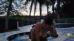 Lots of sun, lots of pool, and stepsiblings Anita with Rioc really wanting to