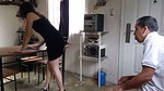 Looking up her skirt I realize that the stepmother is without a bikini, I can’t believe it! chance visit