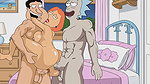 Lois’ threesome with Glenn Quagmire and Rick and Morty, family guy