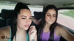 Lesbian sex between the Latin stepsisters Melanie and Megan – Porn in Spanish