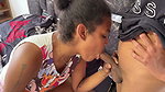 Latina stepsister is comforted with my big cock