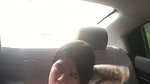 Latin slut calls her husband when he is masturbating in uber