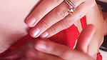 Latin girl masturbates in her room