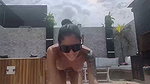 LATIN COUPLE FUCKED REAL OUTDOORS IN A JACUZZI