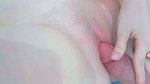 JUST THE TIP! It won’t go any further into the tight pussy