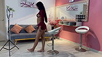 Influencer colombiana gets horny with her followers in a live Stream