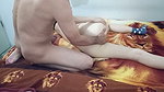 Indian stepsister lends her hole to masturbate and squirt cum on her little butt