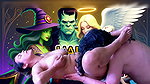 INCREDIBLE HALLOWEEN SEX WITH ADAMANDEVE AND LUPO