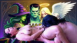 INCREDIBLE HALLOWEEN SEX WITH ADAMANDEVE AND LUPO