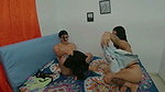 In conversation between beautiful milfs end up licking each other’s pussies in the room – Porn