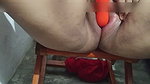 I’m so horny that I end up masturbating with my stepmother’s vibrator until I reach a nice orgasm