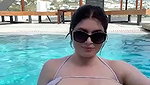 She aint gonna drown with those floaters.mp4 3