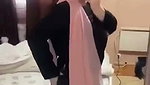 Young Arab cutie shows off her PHAT ass 1