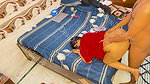 wife in hot red nighty makes husband lose control hardcor sex all open 1