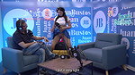 Oiled Latina with Beautiful Tits Kataleya Ross Hops up the Vibrator Machine Until She Cums! Juan Bustos Podcast
