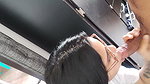 Nerdy girl with glasses agrees to suck her classmate’s cock