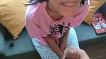 Nerdy girl with glasses agrees to suck her classmate’s cock