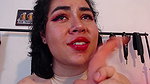 Nasty Blowjob + hairy pussy touch