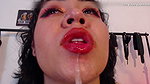 Nasty Blowjob + hairy pussy touch