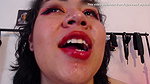 Nasty Blowjob + hairy pussy touch