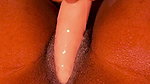 My Wet Pussy and Her Milk Dildo, Cum and My Shiny Ass