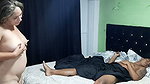 My stepsister who is horny because of her pregnancy gives me a blowjob