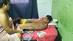 My stepsister sucks my cock when she gets out of the shower