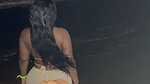 My stepsister seduces me and gives me a deepthroat blowjob on the beach