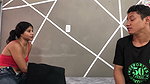 My stepsister gets to seduce me to eat my big cock at home
