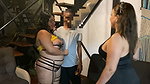 My stepmom wants to have a threesome when we are alone at home