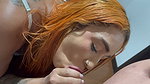 My roommate walks into my room and I end up fucking him he cums deliciously in my mouth