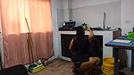my perverted stepfather likes how I clean the kitchen because he likes my ass