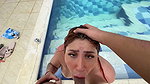 My neighbor catches me masturbating in the pool and invites me to fuck – Andrea Pardo