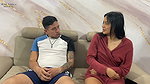 My Indian stepsister tries to relax me and ends up fucking me and milking me