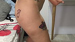My hot friend masturbates on the couch until she orgasms