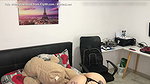 My hot friend masturbates her pussy passionately until she orgasms