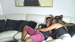 My horny stepsister wants me to suck her tight pussy