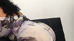 My girlfriend sends me a video showing me her ass in a short suit