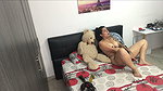 My girlfriend sends me a video of her masturbating her pussy until she comes