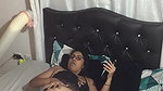 My girlfriend sends me a video masturbating