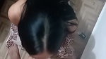 My girlfriend dances on the couch then sucks my cock