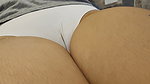 My girlfriend’s cameltoe is marked with those panties!