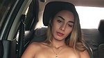 My friends chew on my car showing pussy