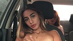 My friends chew on my car showing pussy